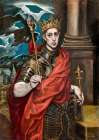 St Louis, King of France ca 1615 Art Print