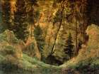Cave and Funerary Monument 1813 Art Print