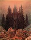 Cross in the Mountains 1812 Art Print