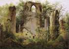 Monastery ruin Eldena 1825 Art Print