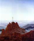 Morning in the Riesengebirge detail 1810 Art Print