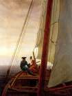 On the Sail-boat 1819 Art Print