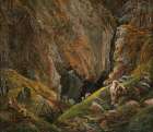 Rocky Gorge in the Harz Mountains 1810 Art Print