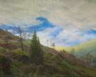 Sunburst in the Riesengebirge 1835 Art Print