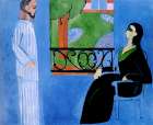 Conversation ca 1908 Art Print