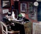 Interior with a Top Hat 1896 Art Deco Print