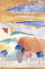 Open Window at Tangier 1913 Art Print