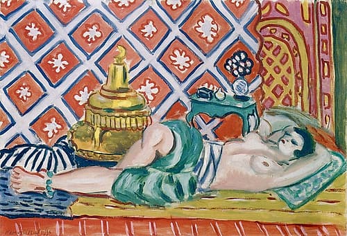 Reclining Odalisque 1926 Art Print