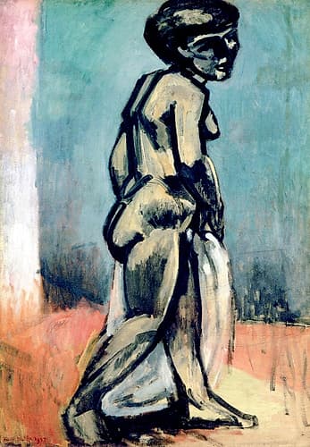 Standing Nude 1907 Art Print