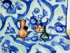 Still Life with Blue Tablecloth 1909 Art Print