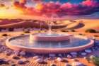 Desert Fantasy IV Art Print