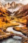 Mountain Fantasy II Art Print