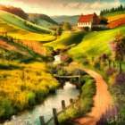 Farm Fantasy II Art Print