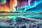 Northern Lights Fantasy III Art Print