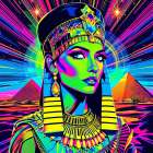 Cleopatra Pop Art VI Art Print