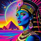 Cleopatra Pop Art VII Art Print