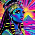 Cleopatra Pop Art X Art Print