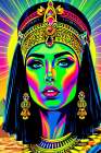 Cleopatra Pop Art XIV Art Print