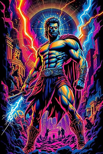Hercules Pop Art I Art Print