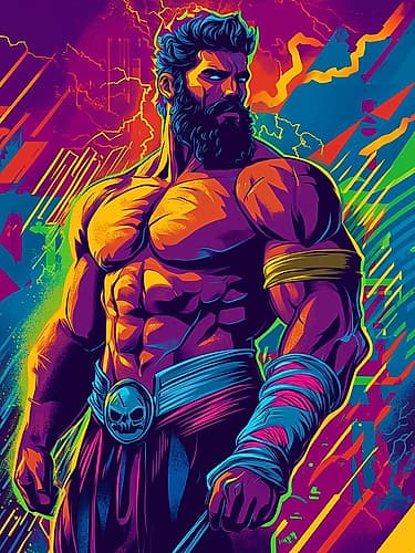Hercules Pop Art VIII Art Print