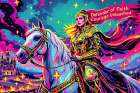 Joan of Arc Pop Art I Art Print