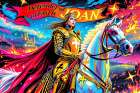 Joan of Arc Pop Art II Art Print