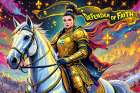 Joan of Arc Pop Art III Art Print