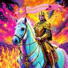 Joan of Arc Pop Art IX Art Print