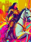 Joan of Arc Pop Art XIV Art Print