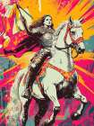 Joan of Arc Pop Art XVIII Art Print