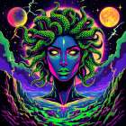 Medusa Pop Art II Art Print