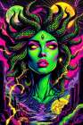 Medusa Pop Art III Art Print
