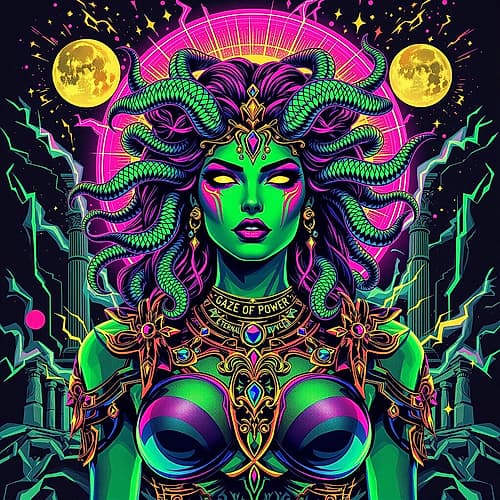 Medusa Pop Art XI Art Print by Vanessa Knight