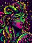 Medusa Pop Art XIX Art Print