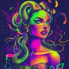 Medusa Pop Art XX Art Print