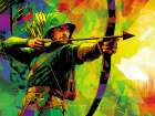Robin Hood Pop Art II Art Print