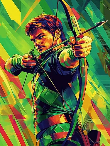Robin Hood Pop Art VI Figurative Print