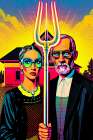American Gothic Pop Art XVIII Art Print