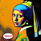 Girl with a Pearl Earring Pop Art X Art Print