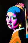Girl with a Pearl Earring Pop Art XVIII Art Print