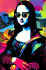 Mona Lisa Pop Art I Art Print