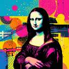 Mona Lisa Pop Art IV Art Print
