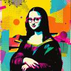 Mona Lisa Pop Art VII Art Print