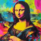 Mona Lisa Pop Art XI Art Print