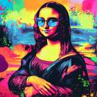 Mona Lisa Pop Art XII Art Print