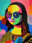 Mona Lisa Pop Art XIII Art Print