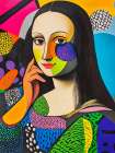 Mona Lisa Pop Art XIV Art Print