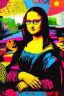 Mona Lisa Pop Art XVIII Art Print