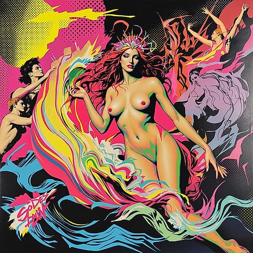 Birth of Venus Pop Art I Art Print by Vanessa Knight