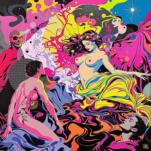 Birth of Venus Pop Art II Art Print by Vanessa Knight